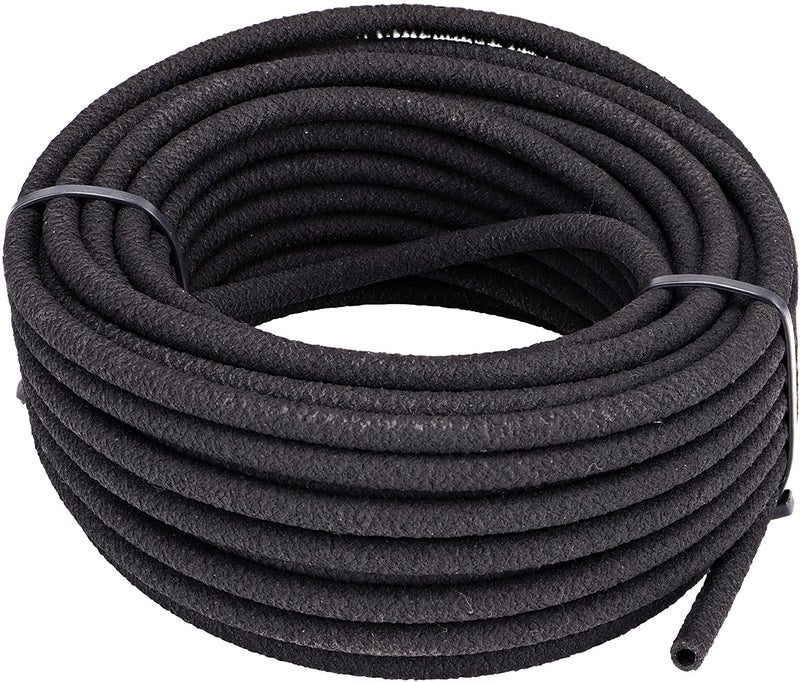 Raindrip 015005T 1/4-Inch by 50-Foot Soaker Hose Tubing for Drip Irrigation, Use in Vegetable Garden, Planters, and Borders, 50-Foot, Black - Image 1
